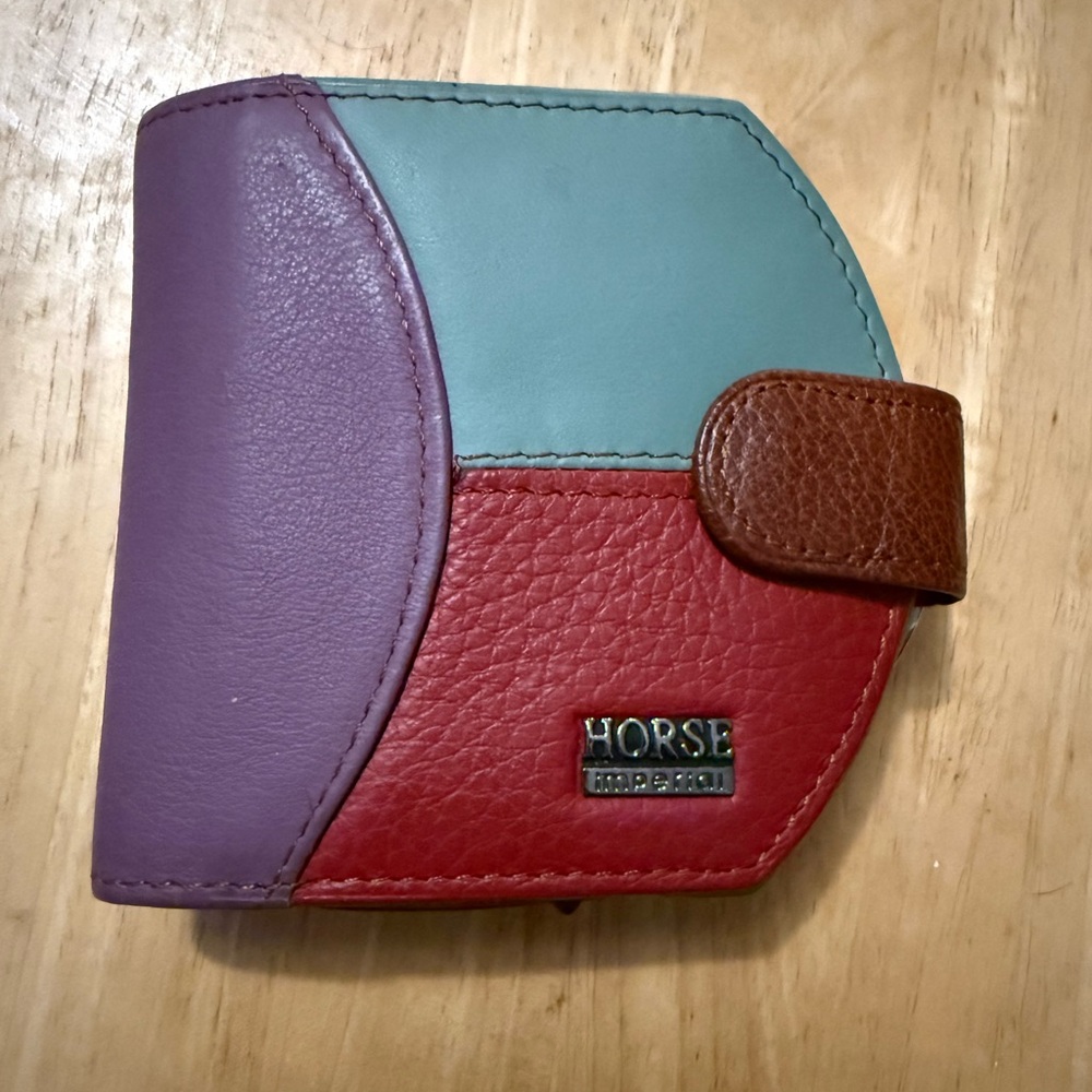 Imperial Horse Multicolored Leather Wallet